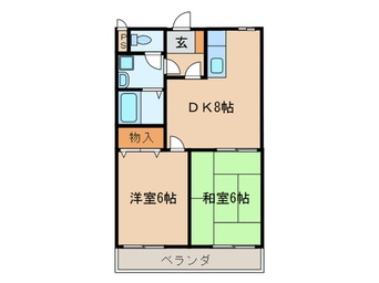 間取図 ラプラ－ジュ