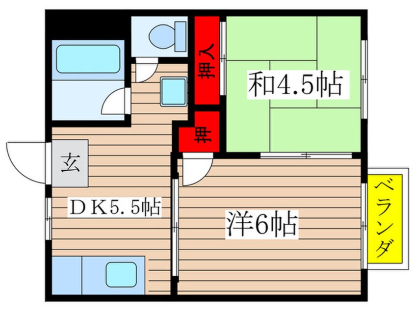 間取図 フォーブル渋谷　Ｃ棟