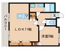 プログレスアサダ 1LDKの間取り
