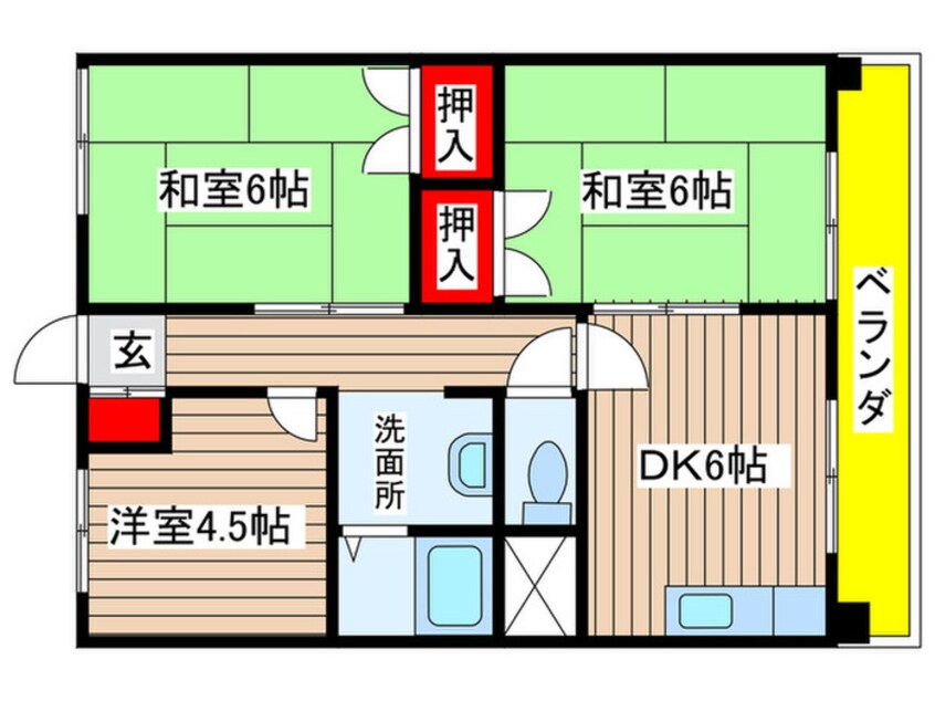 間取図 山源ビル