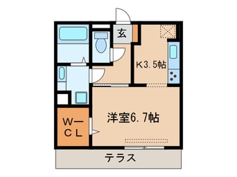 間取図 Ｌｏｃｏ　ＭｏｃｏⅡ