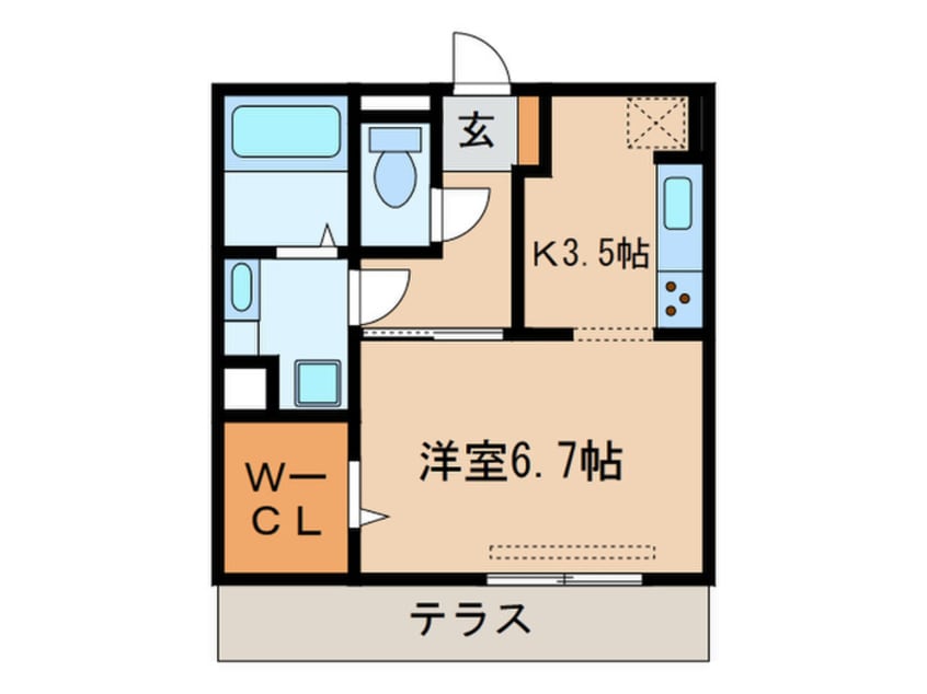 間取図 Ｌｏｃｏ　ＭｏｃｏⅡ
