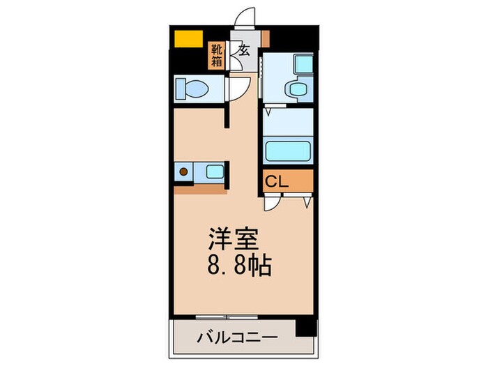 間取り図 ﾗｲｼﾞﾝｸﾞｺｰﾄ名古屋駅南(806)