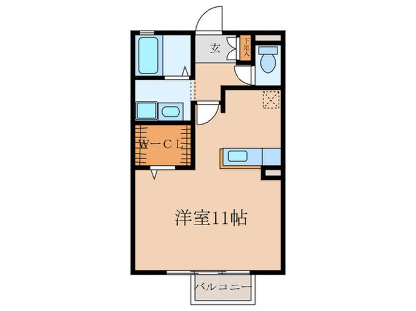 間取図 セジュール松ｹ枝