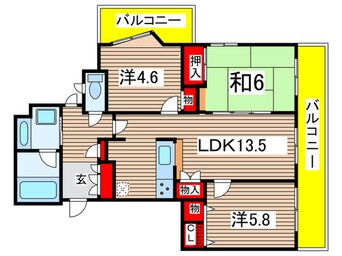 間取図 イトーピア八事マンション(103)