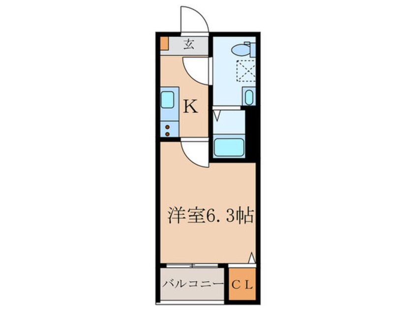 間取図 メイクスR矢田Ⅰ