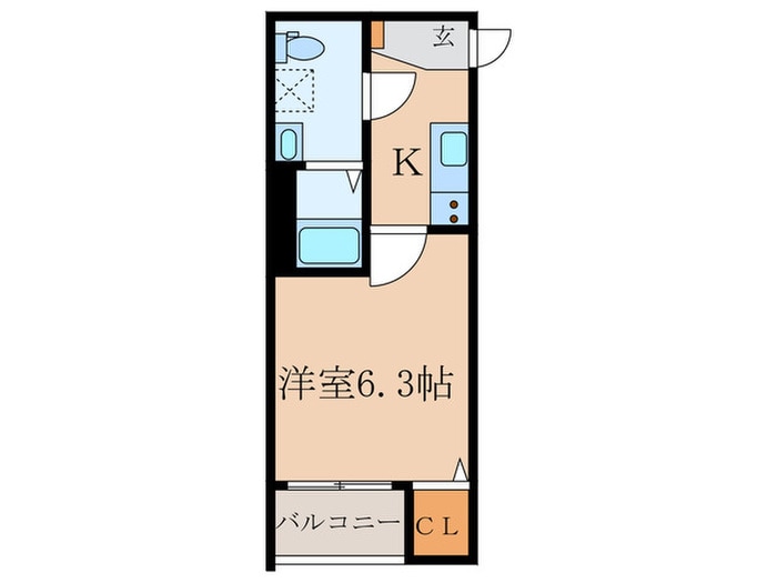間取り図 メイクスR矢田Ⅰ
