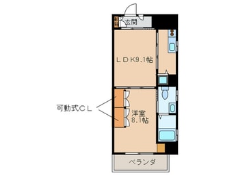 間取図 ピ－コック・スタ－
