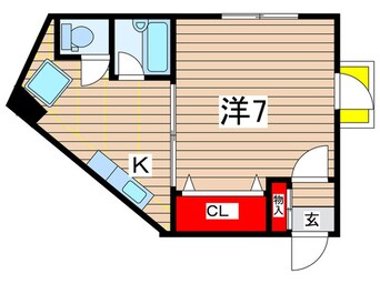 間取図 キャピタル春岡