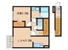 ビリーヴ 1LDKの間取り