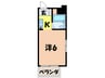 プレスイン旗屋 1Kの間取り