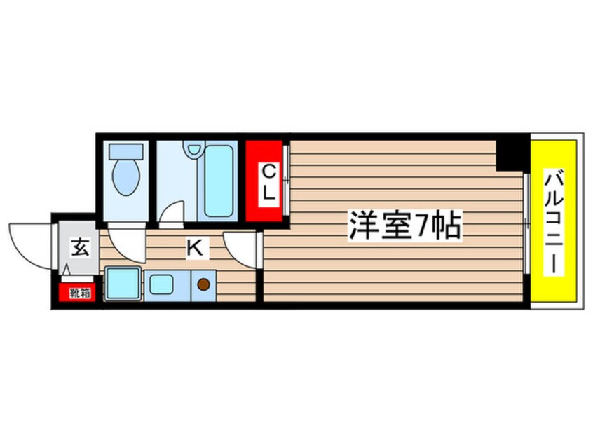 間取図 セントラルハイツ　カシノ