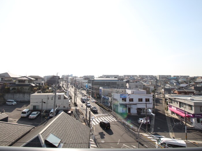 室内からの展望 サンヒルズ松和花壇