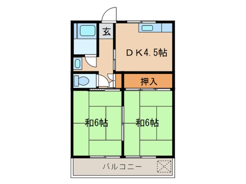 間取図 ハイツ沢田