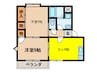 ハイツエンバ 2DKの間取り