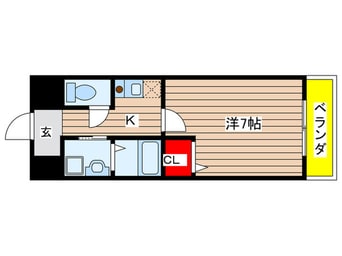 間取図 Ｇｒｅｅｎ　Ｇａｂｌｅｓ