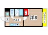 アビニオン川名 1Kの間取り