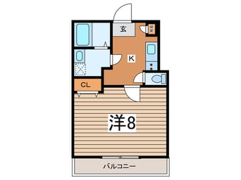 間取図 クレフラスト道徳駅前