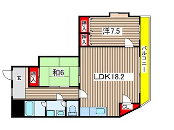 間取図 エスポワ－ルフジナリ