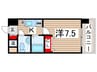 CITY SPIRE 名駅南 1Kの間取り