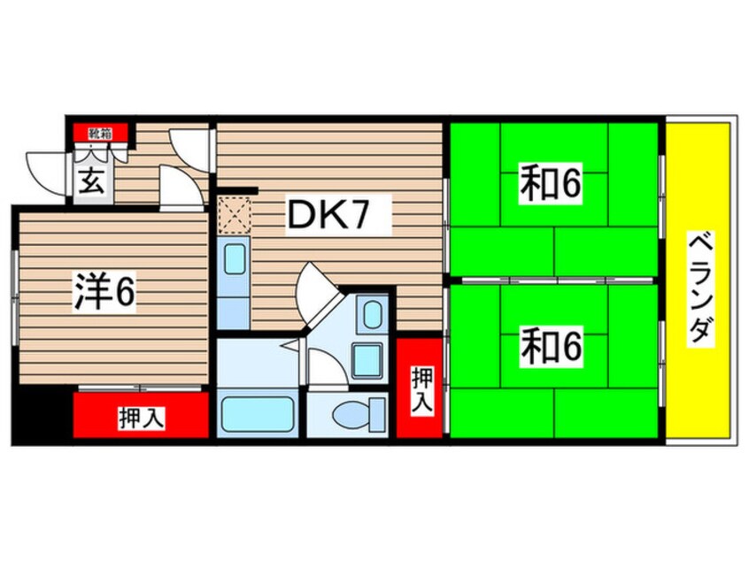 間取図 アーク稲元