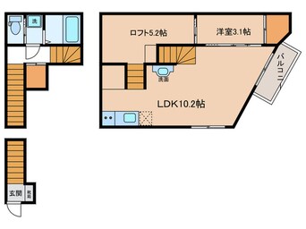 間取図 Raffine賑町