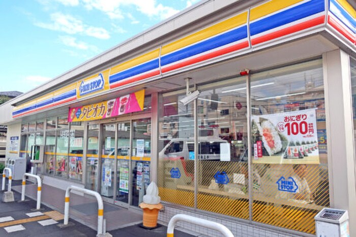 ミニストップ 細川町店(コンビニ)まで1290m ドミール岩脇Ｃ棟