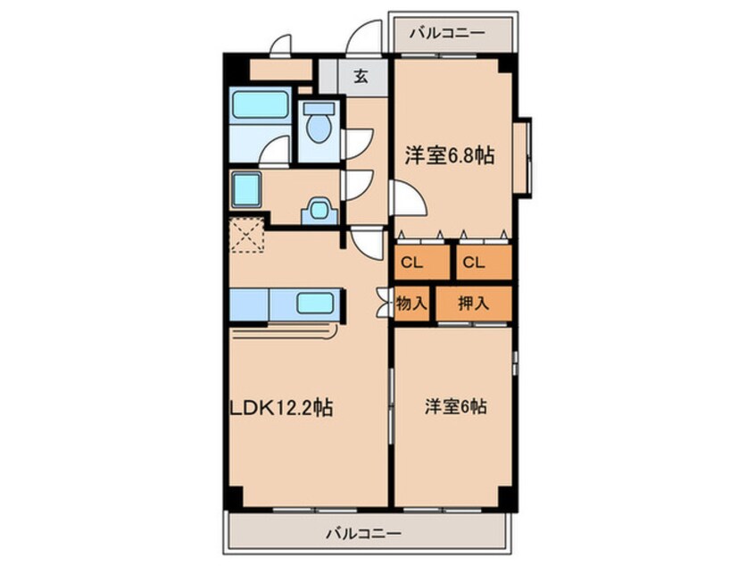 間取図 スタ－キャッスル