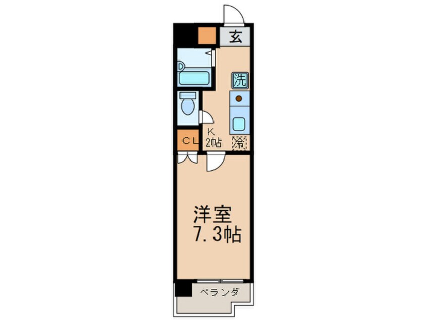 間取図 エトワ－ル大島