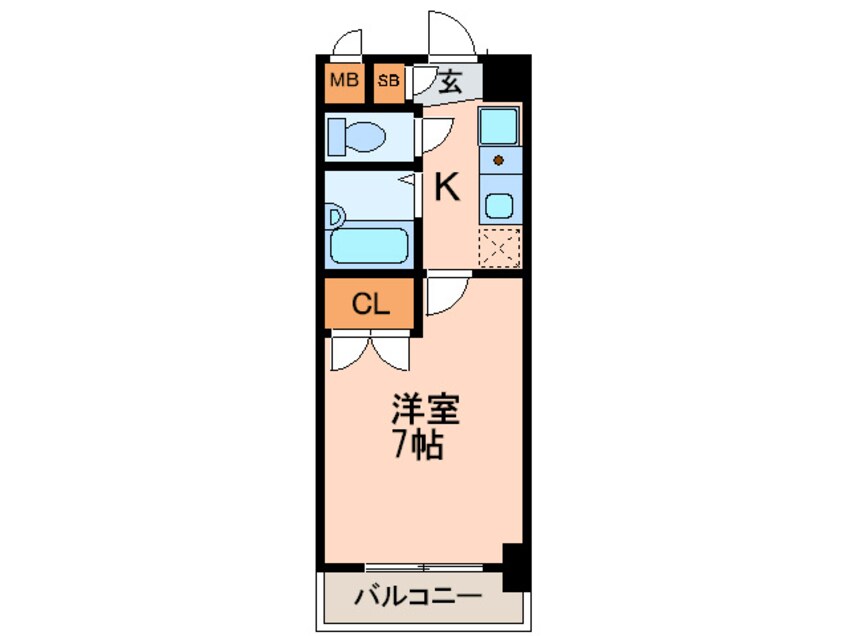 間取図 セントラルハイツ元塩