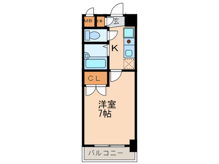 間取図 セントラルハイツ元塩