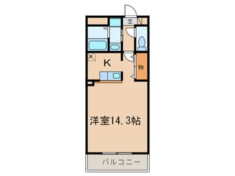 間取図 ＲＩＭＰ竹ノ山