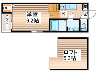 間取図 ハーモニーテラス切戸町Ⅲ