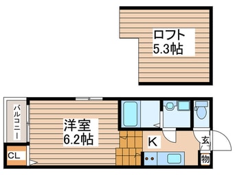 間取図 ハーモニーテラス切戸町Ⅲ