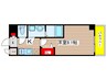 ｴｽﾘｰﾄﾞ新栄ﾏﾙｽ（1306） 1Kの間取り