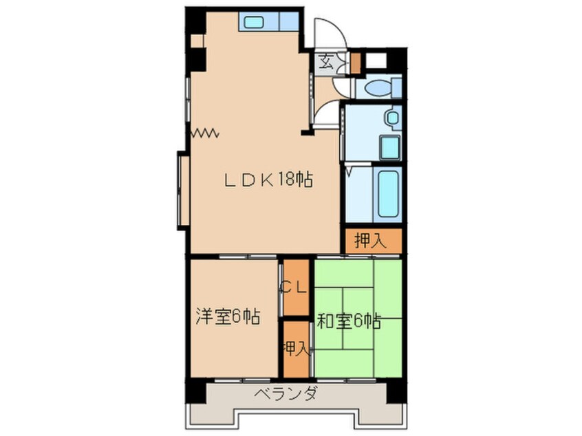 間取図 木賀第二杉本ビル