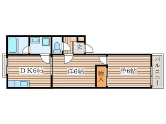 間取図 第２コーポふじ