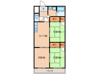 間取図 ホワイトウィング大野