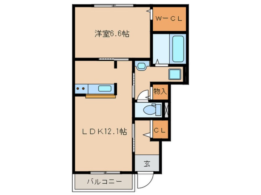 間取図 エスポワール剱光寺