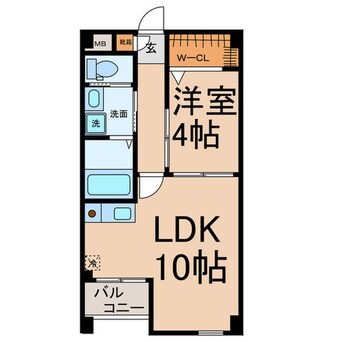 間取図 パークアベニュー東山