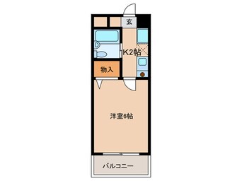 間取図 パレス京町２