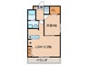 サニーサイド２ 1LDKの間取り