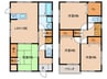 日下部北町1-70貸家 4LDKの間取り