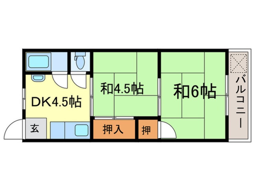 間取図 ニュ－マンション丸由