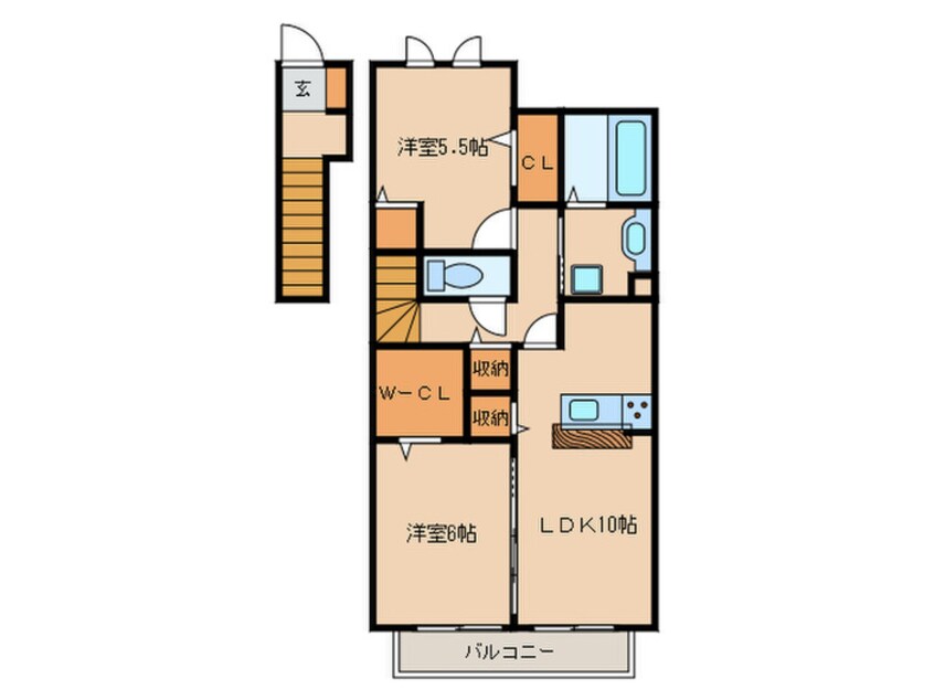 間取図 サンシャインヒルズM A棟