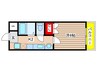 ヒルズＯＫＤ 1Kの間取り