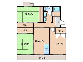 間取図 第2三宅ビル