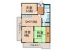 シェモア 3DKの間取り