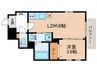 Ｃｈｅｒｉｍ築地口Ⅲ 1LDKの間取り