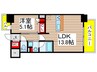 ＰＯＮＡＮＴ鶴舞公園 1LDKの間取り